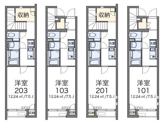 【間取り】 | ジュネスレオーノⅡ