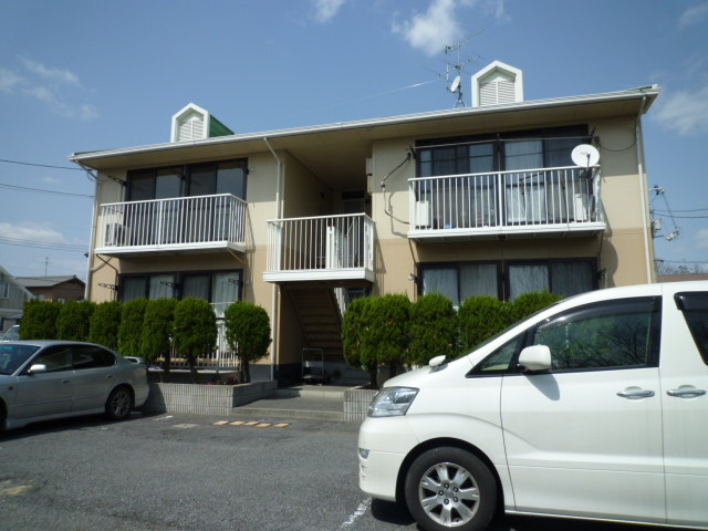 都窪郡早島町若宮のアパートの外観
