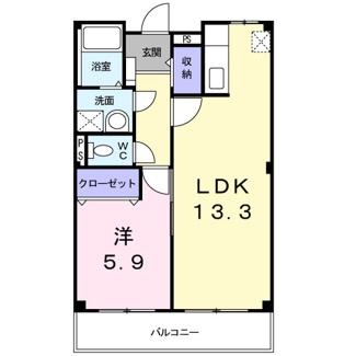【間取り】 | エミーユⅠ