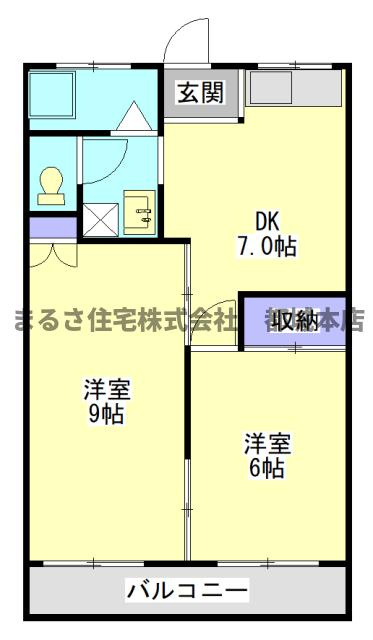 上川東ハイツの間取り