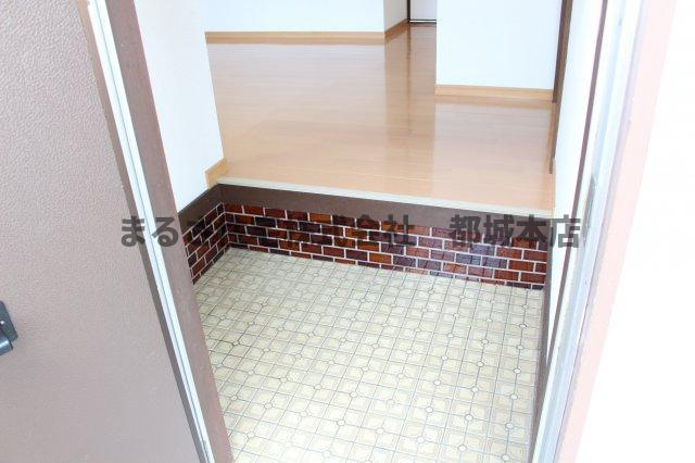 上川東ハイツの玄関