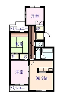 【間取り】 | GS岸和田 | 反転有