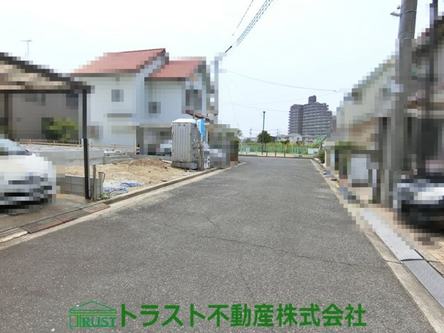 明石市二見町福里第７　新築戸建の前面道路含む現地写真