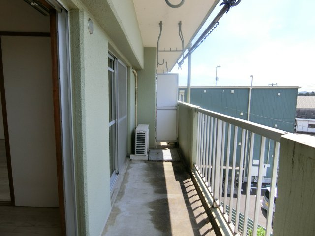 ハイツブライトのバルコニー