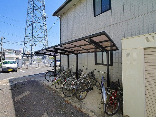 ルミエール千代　Ａのその他共用部分|自転車置き場