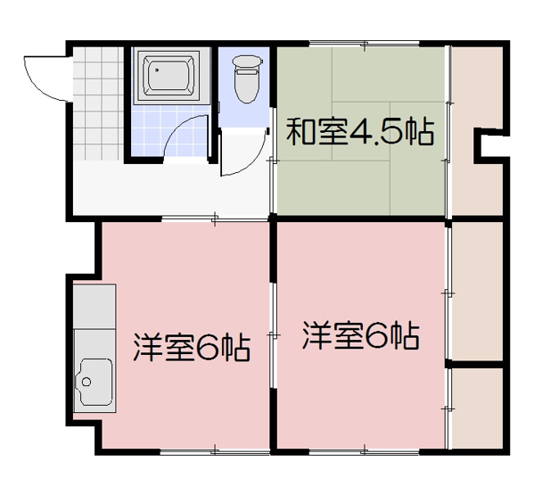 【間取り】 | パステルハイツ福成