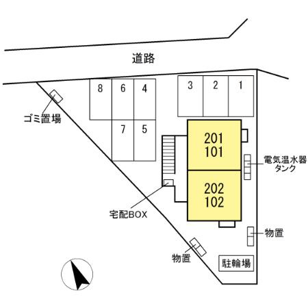 カスタリアの区画図