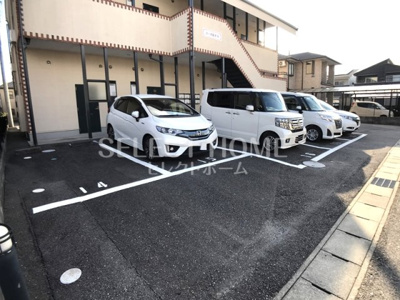 【駐車場】 | コーポ桜井Ａ | 駐車場があります同型タイプ