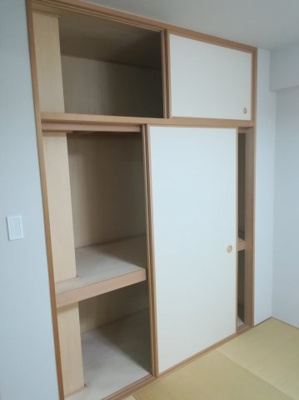 【収納】 | THEパームス三鷹ビバーチェ | 押し入れの収納　天袋付きでたっぷり収納