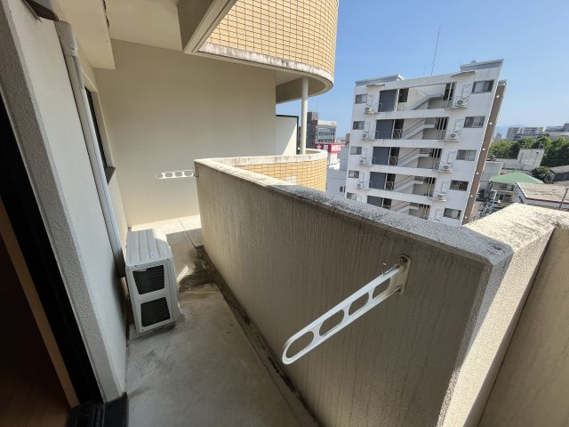 ソラーレ広島のバルコニー