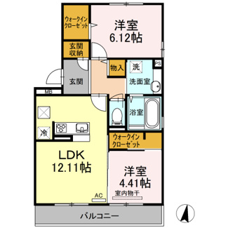 【間取り】 | レジデンス富の原