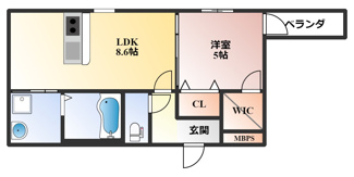 【間取り】 | フジパレス豊中岡町