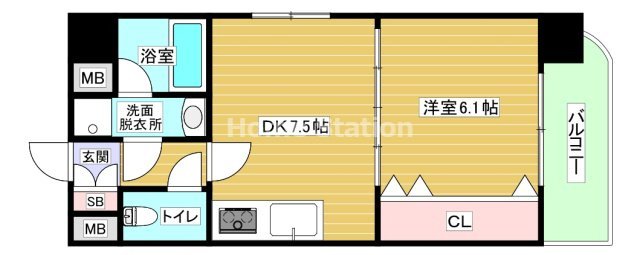【間取り】 | アルグラッド新福島