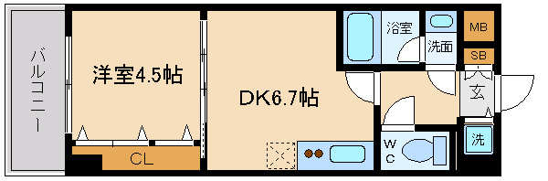 【間取り】 | ONE ROOF FLAT FUKUSHIMA