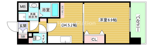 【間取り】 | ビバーチェ鷺洲