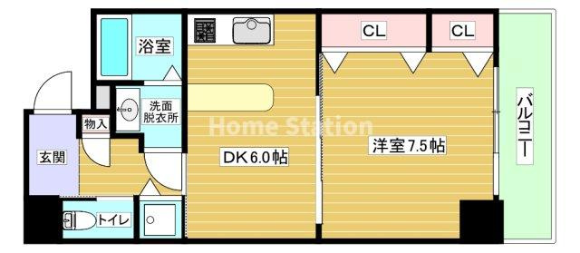 【間取り】 | リバーフォード中之島