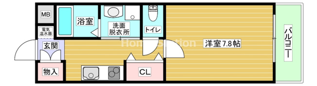 【間取り】 | ルミエール野田阪神新館