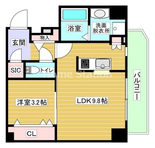 【間取り】 | パークフラッツ野田阪神駅前