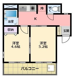 【間取り】 | オリーブハイツ