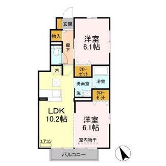 【間取り】 | ラフォーレ塚崎