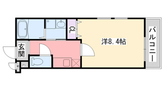 【間取り】 | フジパレス西宮WEST