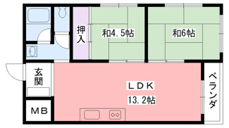 【間取り】 | 西宮ルモン