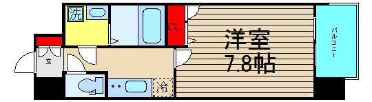 レジデンス大阪レトログラードの間取り