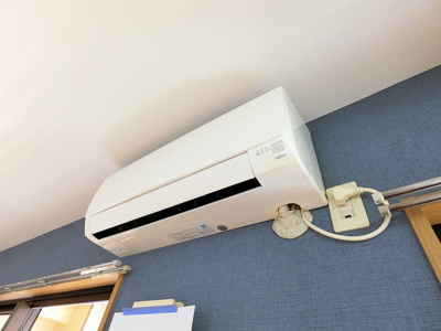 【設備】 | Salida仲町台/サリーダ仲町台 | 暑い夏や寒い冬に大活躍！リビングダイニングキッチンにあるエアコンです☆冷暖房完備で1年中快適に過ごせます♪