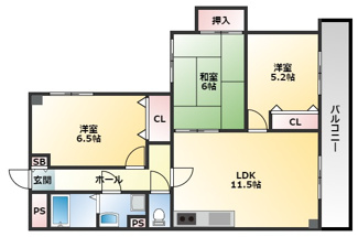 【間取り】 | コルティーレ緑ヶ丘