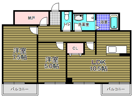パインリーフ和泉の間取り