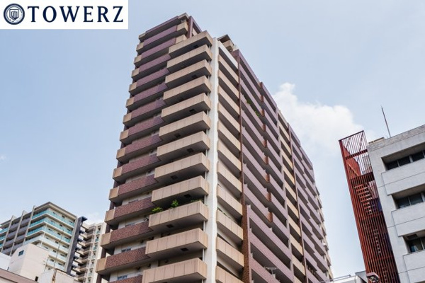 【外観】 | 【外観】地下鉄「谷町六丁目」駅徒歩1分！街並みによく馴染む、ブラウンを基調とした外観！