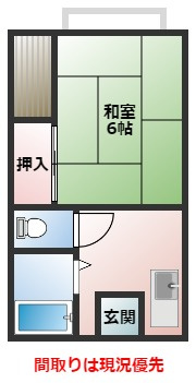 アーバニティ加藤202の間取り