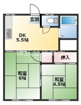 コーポ葵の間取り