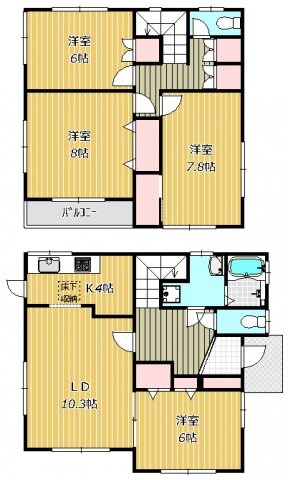 【間取り】 | 夏見台一戸建貸家