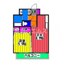 【間取り】 | コンフォール博多駅南の間取り