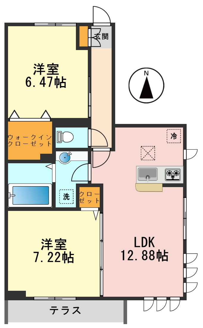 graceの間取り