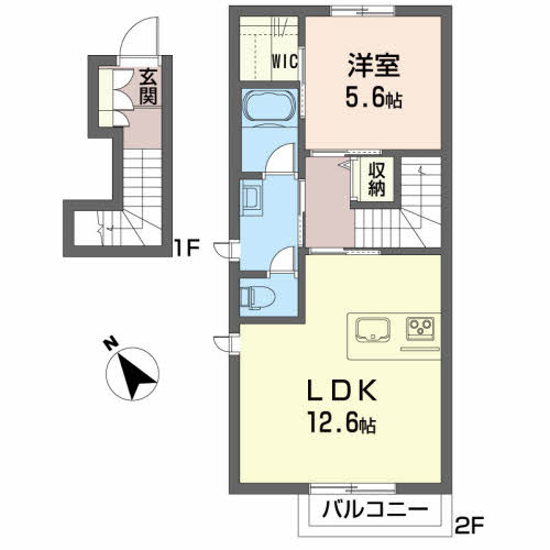 ランバーキャンプキタカミの間取り