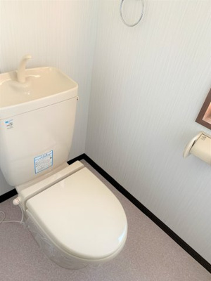 【トイレ】 | コーポミゾグチ | 清潔感のあるトイレです