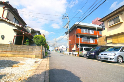 【前面道路含む現地写真】 | 宇治市槇島町落合　注文建築　建築条件なし　土地