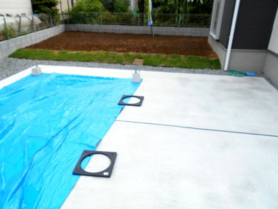 【駐車場】 | 伊奈町　寿　全1棟　1号棟　53坪 | 駐車場に車を止められます。2880から2680万円に価格変更です。