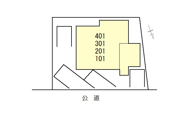 野口ビラの区画図