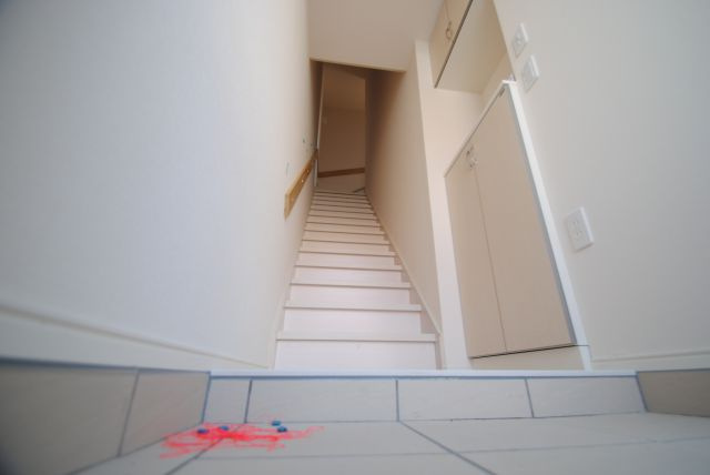 レガシィBの玄関