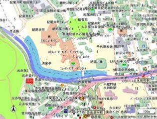 リエトコート元赤坂の地図|案内図