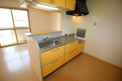 【キッチン】 | グリーンヴィラ若松 | 別室の写真使用