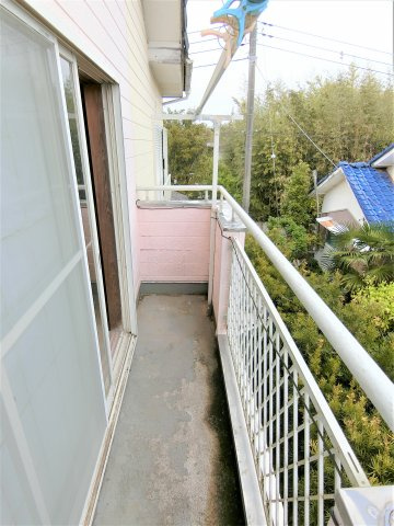 日向努邸のバルコニー