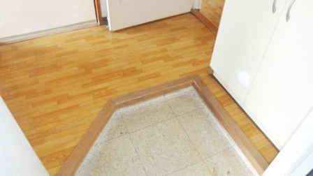 グランメール西船橋の玄関|下駄箱つきの玄関です