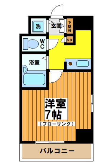 【間取り】 | ルーブル中野南台