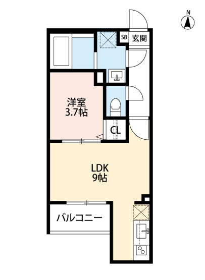 【間取り】 | アコード水堂町