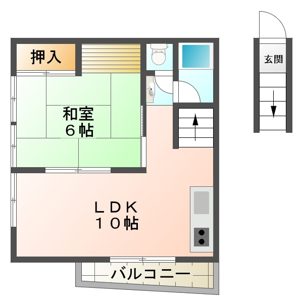舞美荘の間取り