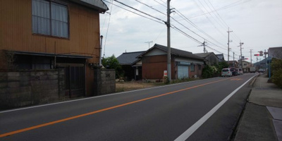 【前面道路含む現地写真】 | 飯山町上法軍寺売地